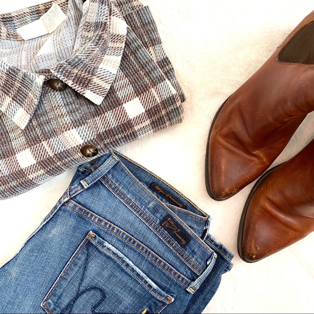 Vintage Cherokee Flannel Button Up